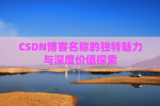 CSDN博客名称的独特魅力与深度价值探索